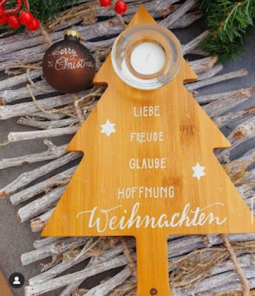 Weihnachtliches - Aquarell trifft Schrift